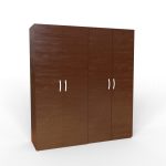 Wooden almirah 3 door design for Bangladeshi homes