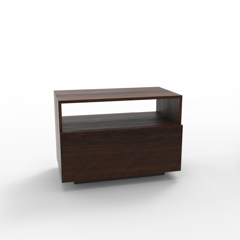4,Compact side table with wireless charging pad — smart bedside furniture for tech-savvy users