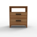 6,Scandinavian-style nightstand in ash wood — clean-lined furniture for cozy bedrooms