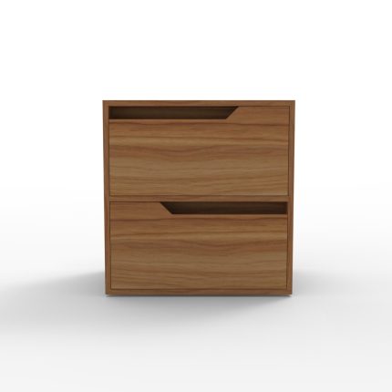 12,Modern bedside table with built-in LED lighting — smart and stylish bedroom accent