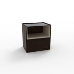 20,Nightstand with built-in power outlets and USB ports — tech-ready bedside convenience