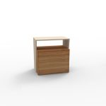 25,Eco-friendly bamboo nightstand — sustainable furniture with natural charm