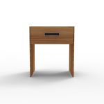 31,Bedside table with slide-out book rack — perfect for nighttime readers