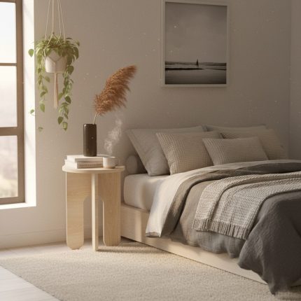 Get Round Shape Side Table / End Table / Plant Stand / Tea Table / Stool - Bedroom furniture bedside table Round Shape 18/12 -