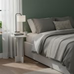Modern Bedside Table Modern round coffee table tea table and Open Shelf